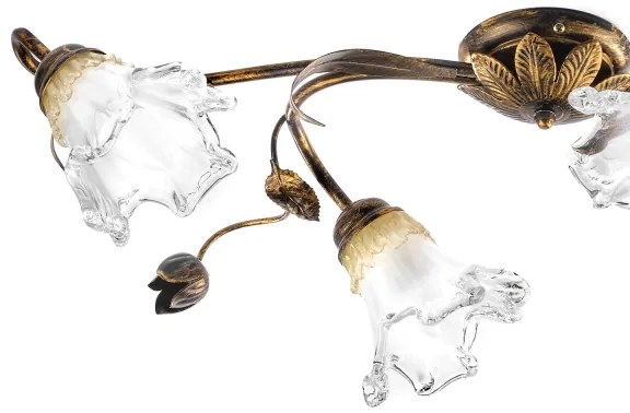 ONLI - Plafonieră ARIANNA 4xE14/6W/230V, bronz