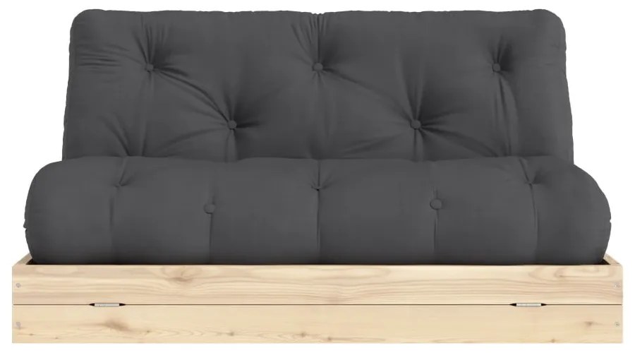 Canapea gri închis extensibilă 145 cm Flip – Karup Design