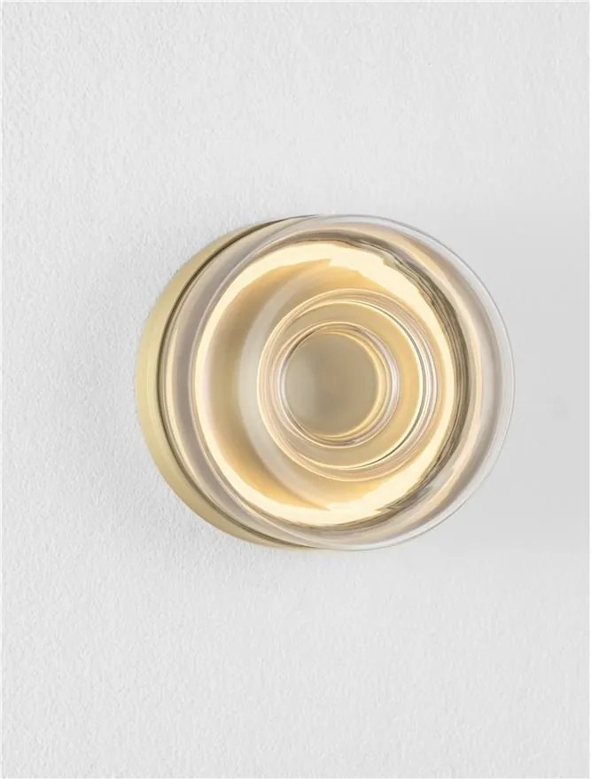 Aplica LED stil minimalist Doris auriu