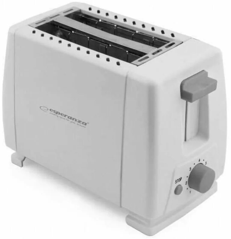 Prajitor de paine Esperanza Caprese EKT001 600W Alb
