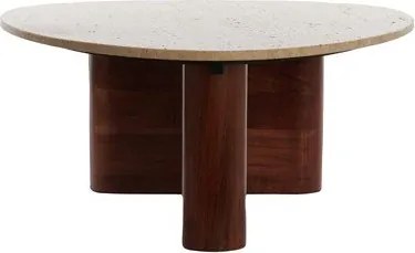 Măsuță de cafea maro 72x90 cm Mahelona – Light &amp; Living