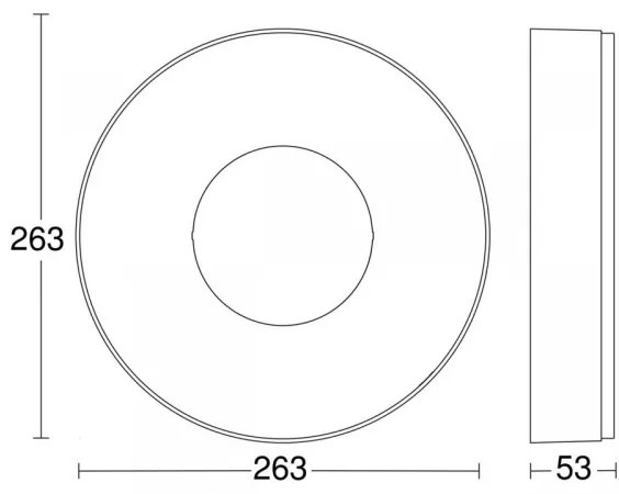 Steinel 078782 - Plafonier LED cu senzor RS 200 SC LED/17,1W/230V IP54