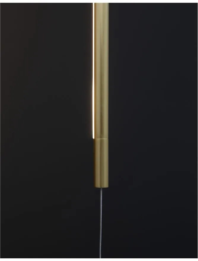 Lampa LED podea/tavan design modern deosebit ELETTRA auriu