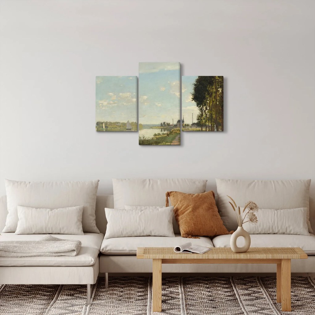 Tablou - Claude Monet, Argenteuil, reproducere (90x60 cm)