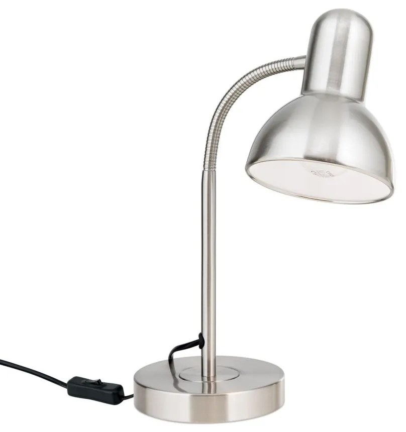 Veioza/Lampa de birou reglabila NEMO crom satin