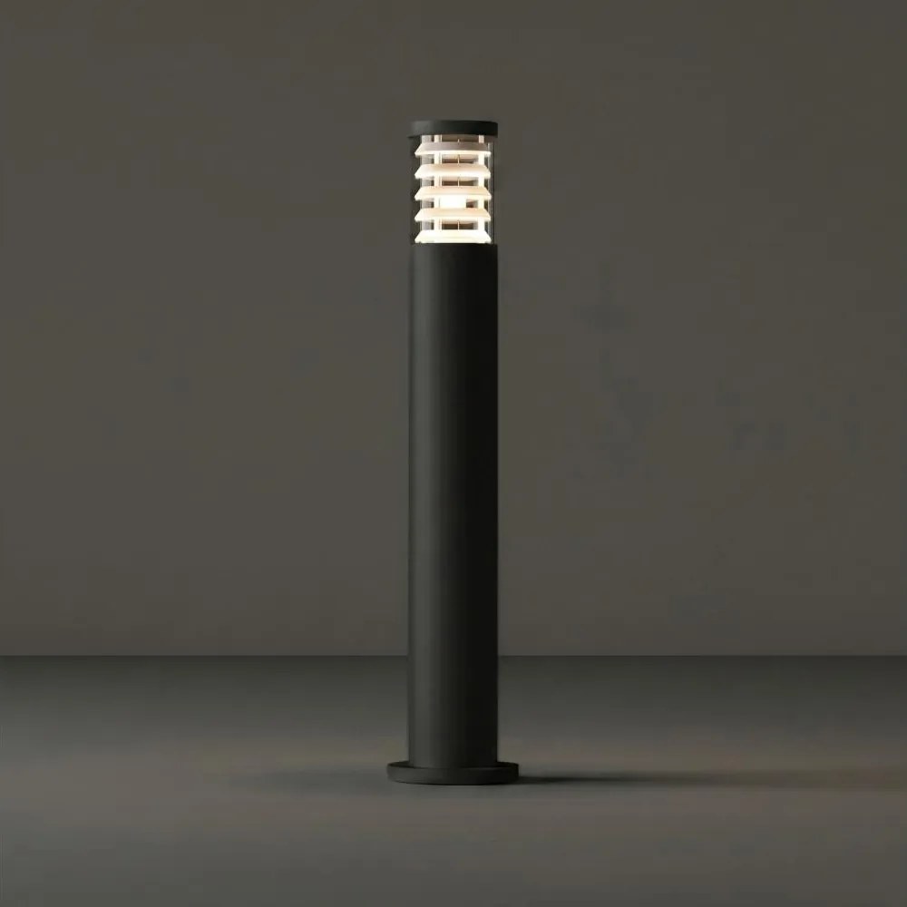 Ideal Lux - Lampă de exterior TRONCO 1xE27/42W/230V 80 cm IP65 neagră