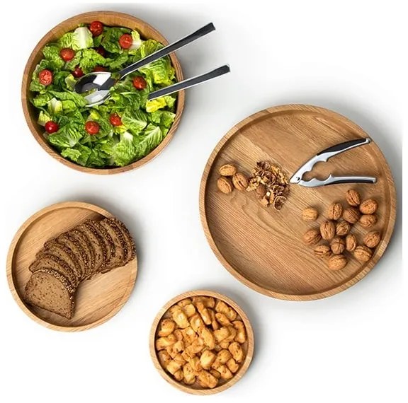 Bol din lemn 38x5,4 cm stejar Continenta C4135