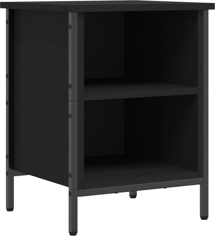 vidaXL Dulap pentru pantofi, negru, 38x35x50 cm, lemn compozit