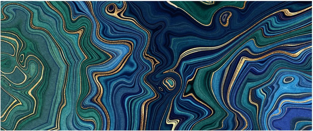 Tablou - Marmură de agat (120x50 cm)