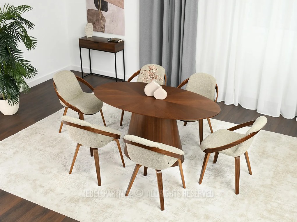 Scaun Lila K (bej + nuc). Promo -14%. 1111102