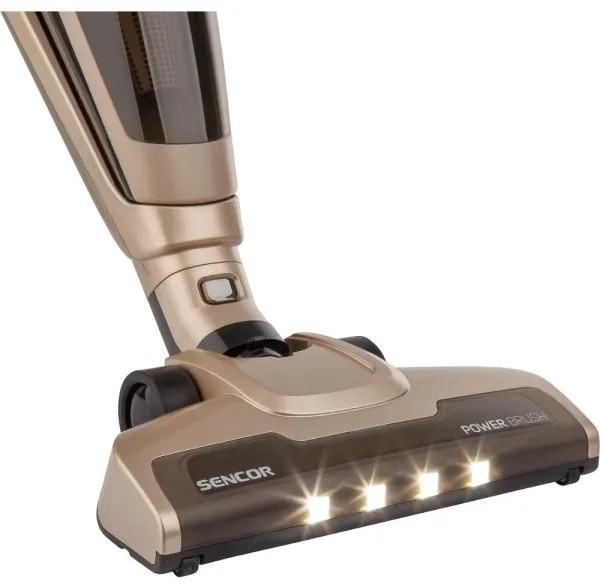 Sencor - Aspirator vertical fără fir 2-în-1, 100 W/2000 mAh, bej