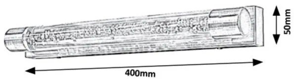 Rabalux 5787 - Aplică perete baie LED ABBEY 2xLED/5W/230V IP44