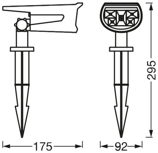 Ledvance - Lampă solară LED RGB ENDURA 0,5W 3,6V IP44