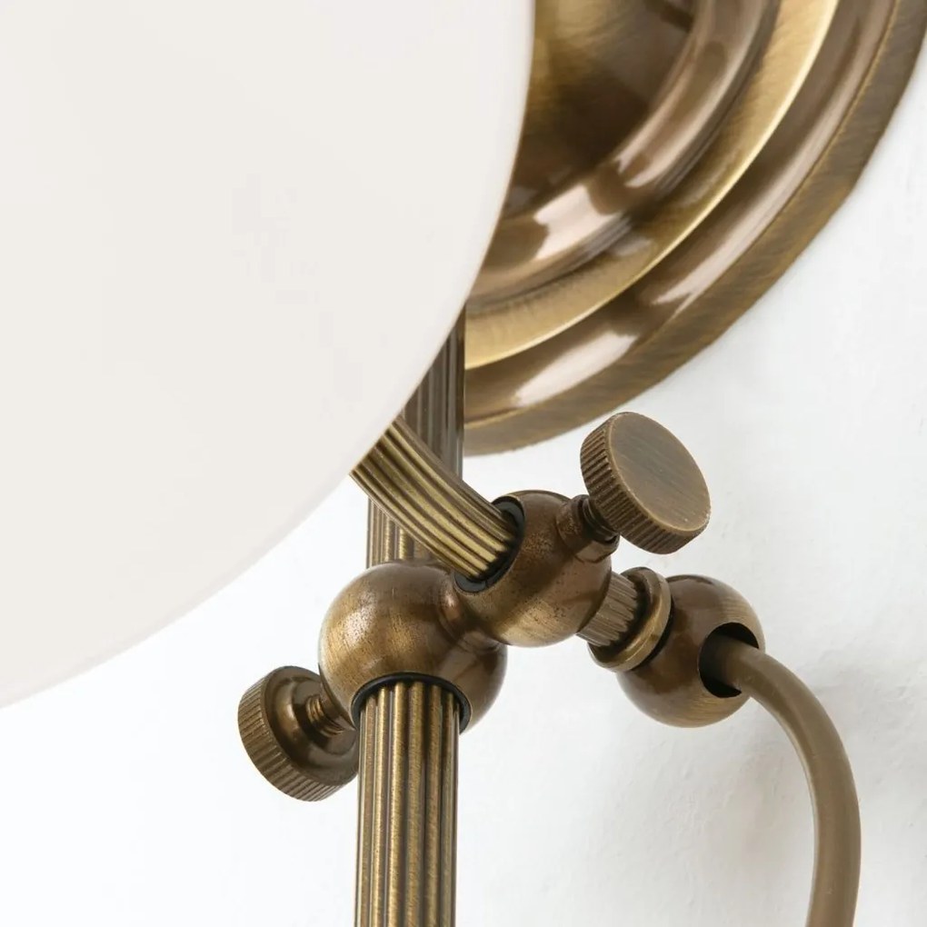 Aplica de perete realizata manual design rustic ARTDESIGN, patina/ champagne