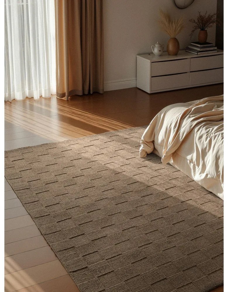 Covor maro țesut manual din lână 200x300 cm Scala – Villeroy&amp;Boch