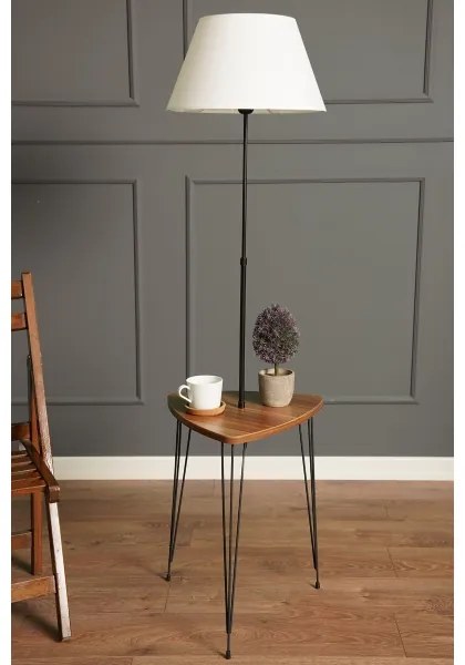 Lampadar cu masă 1xE27/40W/230V negru/maro