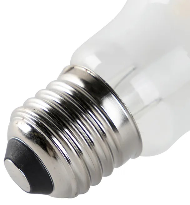 Set de 5 becuri LED cu filament E27 sticlă mată A60 2W 180lm 2700K