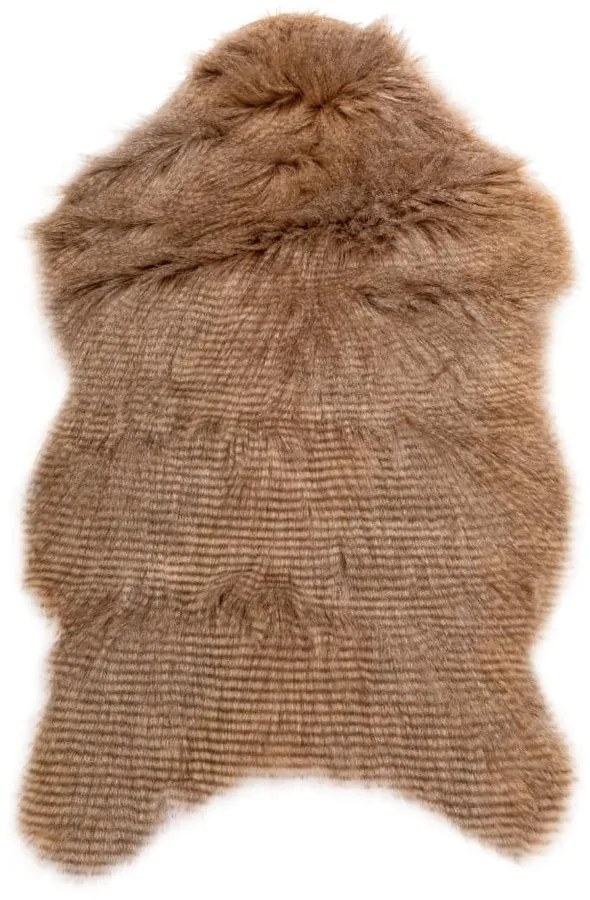 Blană de oaie artificială Tiseco Home Studio Fox, 50 x 80 cm, maro