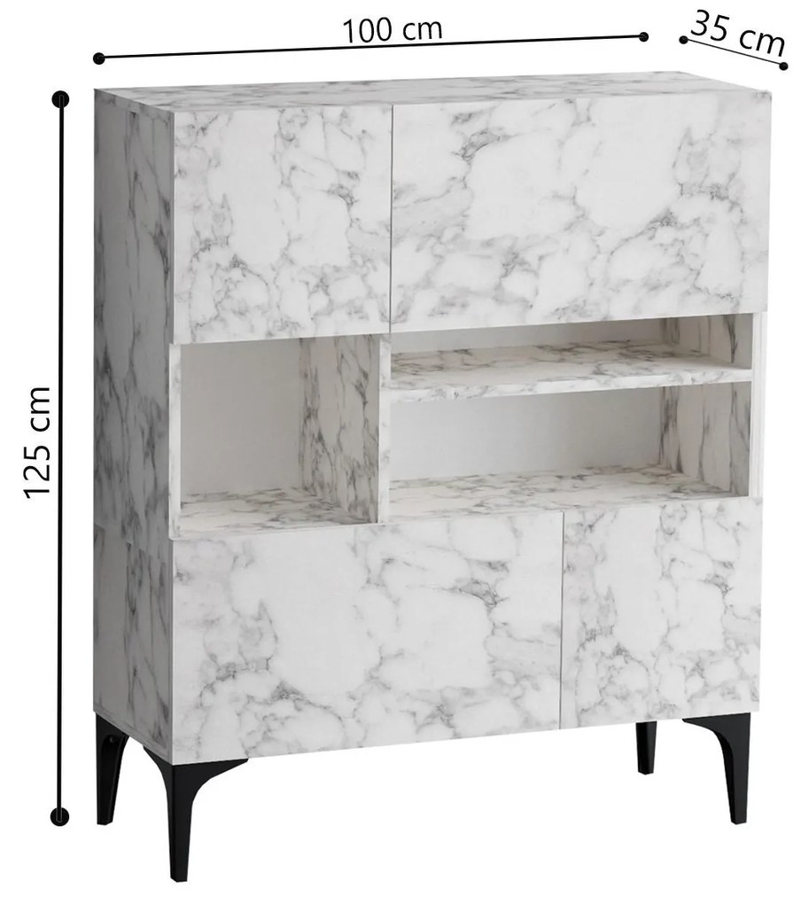 Dulap Kirsten (Marmură carrara) . 1102233