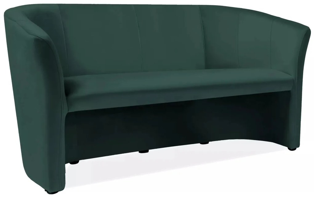 Canapea TM-3 velvet verde/wenge Blu78