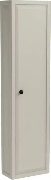 Dulap inalt suspendat Oristo Montebianco sand mat 6 etajere sticla 155 cm