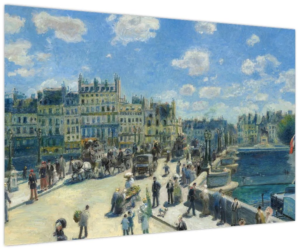 Tablou - Auguste Renoir, Pont Neuf, Paris, reproducere (90x60 cm)