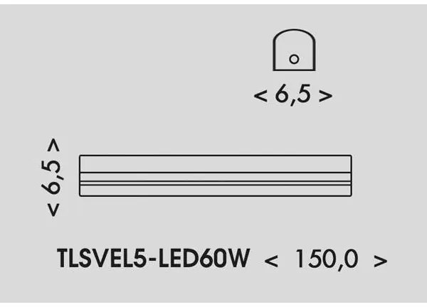 Corp de iluminat LED fluorescent Ecolite TLSVEL5-LED60W VELO LED/36/48/60W/230V alb