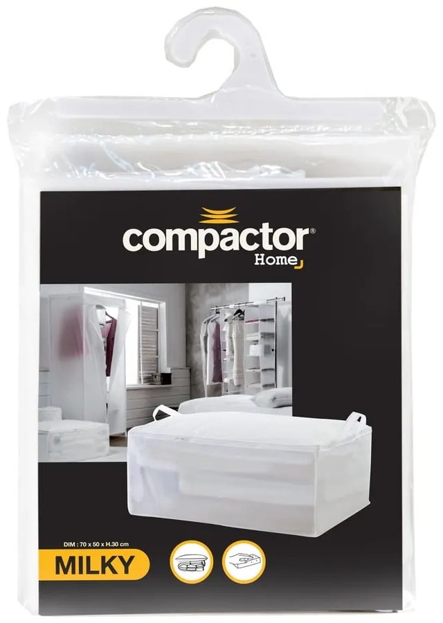 Cutie de depozitare pentru haine din material textil Milky – Compactor