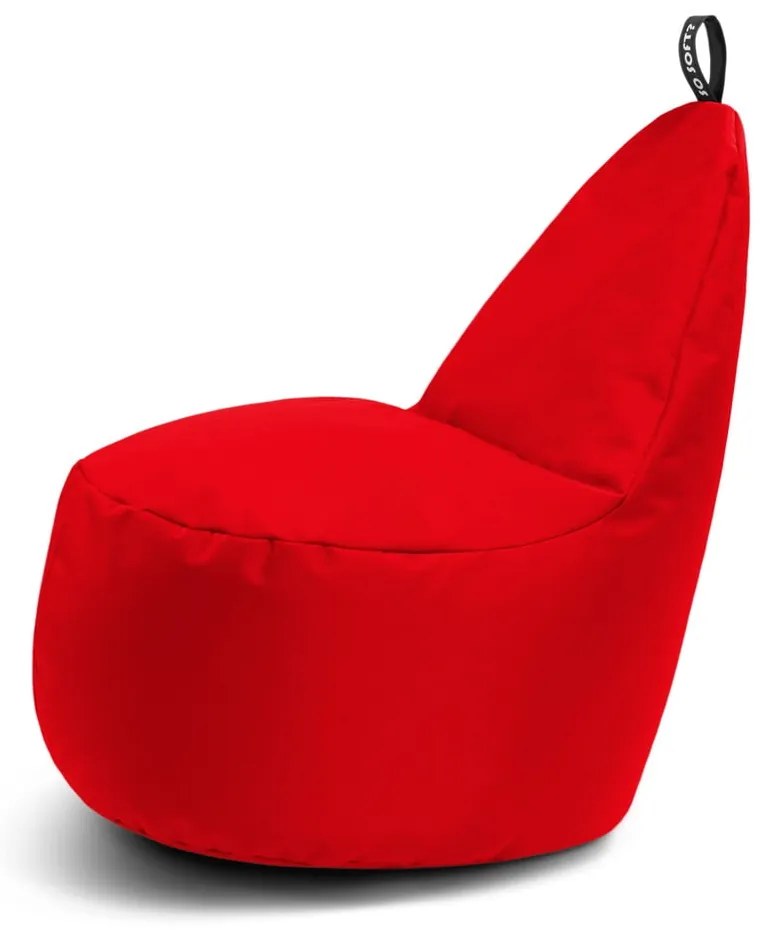 Fotoliu puf pentru copii roșu Lull M – So Soft?