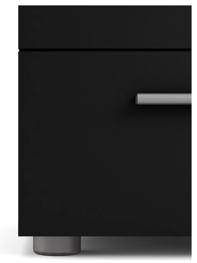 Noptieră neagră Pepe - Tvilum