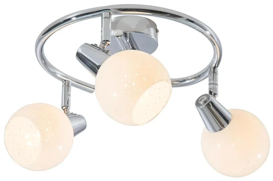 Spot LED DOXY 3xE14/4W/230V crom lucios