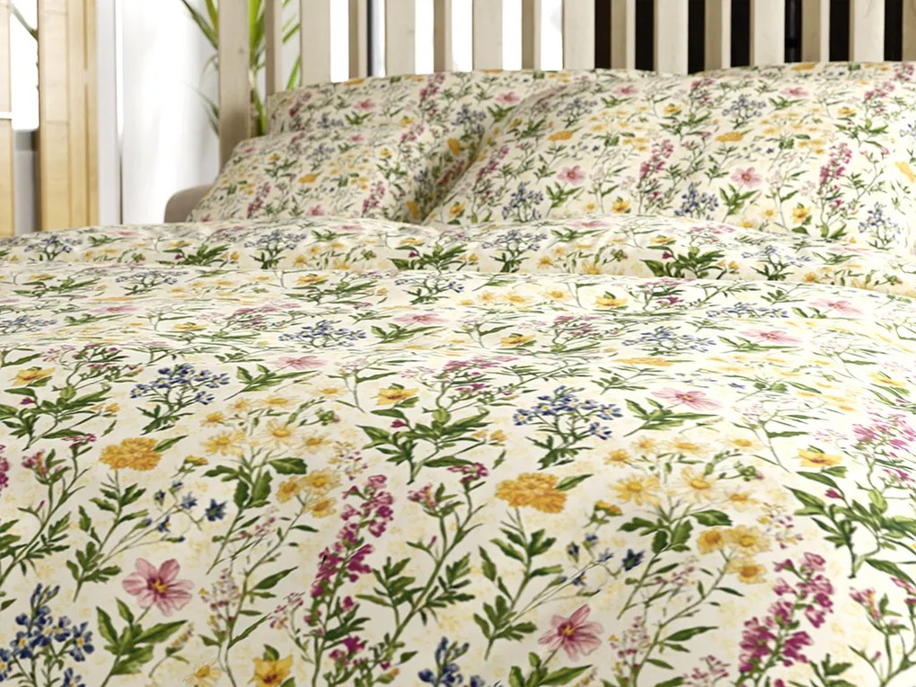 Lenjerie de pat din bumbac HERBELLE colorat Dimensiune lenjerie de pat: 70 x 90 cm | 140 x 200 cm