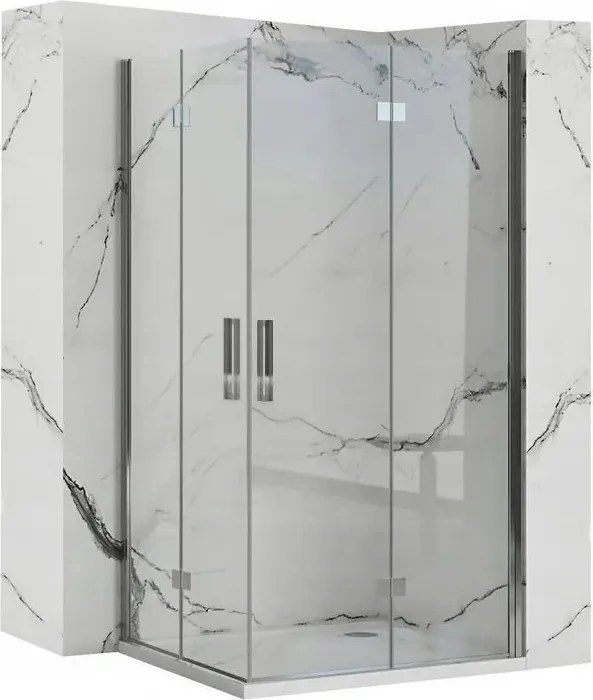Cabina dus Rea Molier Chrome Double 100x100