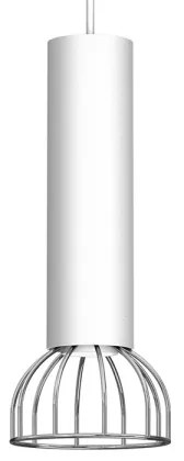 Lustră pe cablu DANTE 1xGU10/25W/230V albă/crom lucios