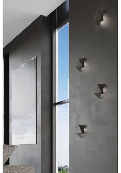 Aplică perete SOLIDO 2xG9/40W/230V negru