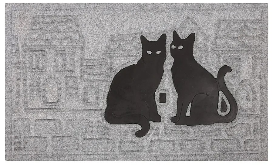 Covoraș 2 pisici, 45 x 75 cm