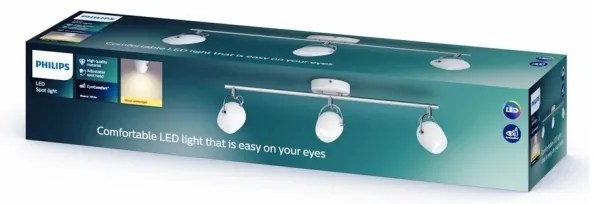 Spot LED RIVANO 3xLED/4,3W/230V Philips 50613/31/P0