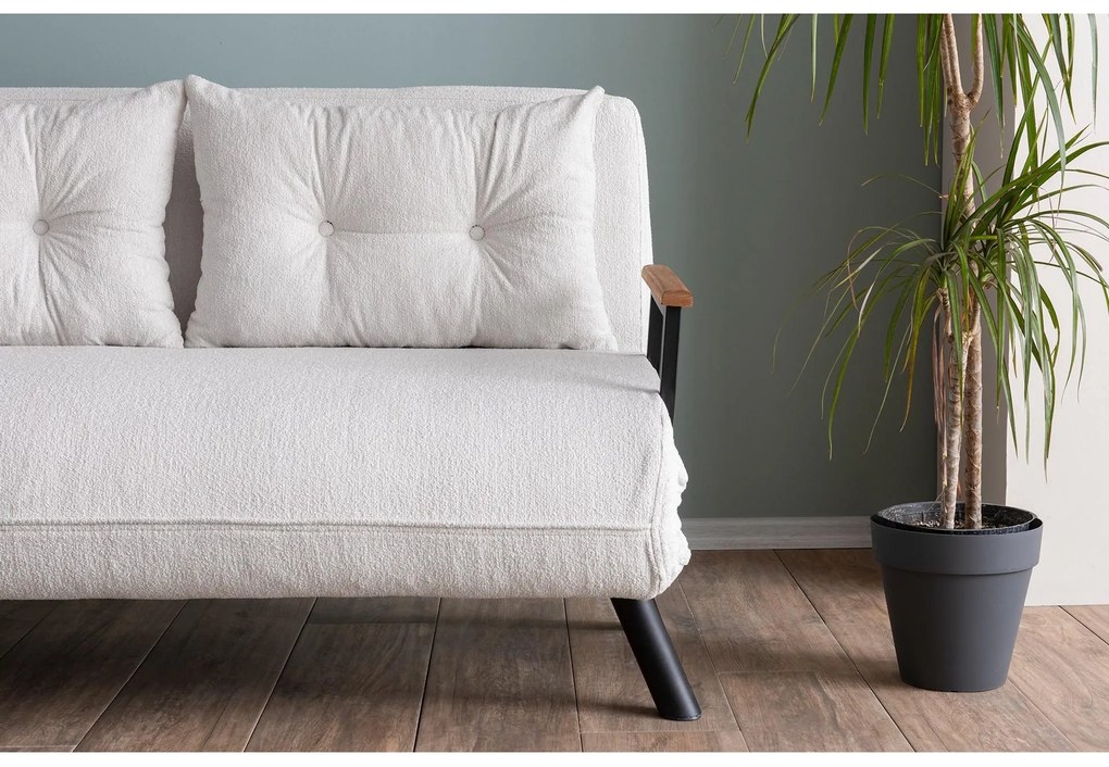 Canapea futon Sandy (alb). 1101768