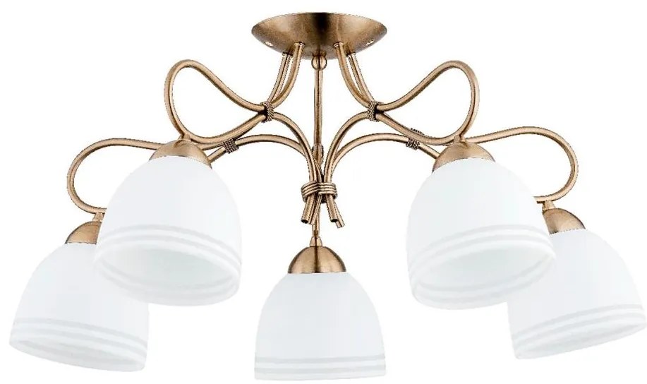 Lustră aplicată FILA 5xE27/15W/230V bronz