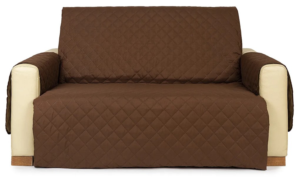 Cuvertură canapea 4Home Doubleface, maro/bej, 140 x 220 cm