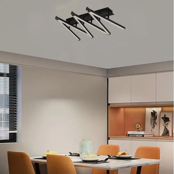 Lustră LED dimabilă aplicată LED/75W/230V 3000-6500K + telecomandă