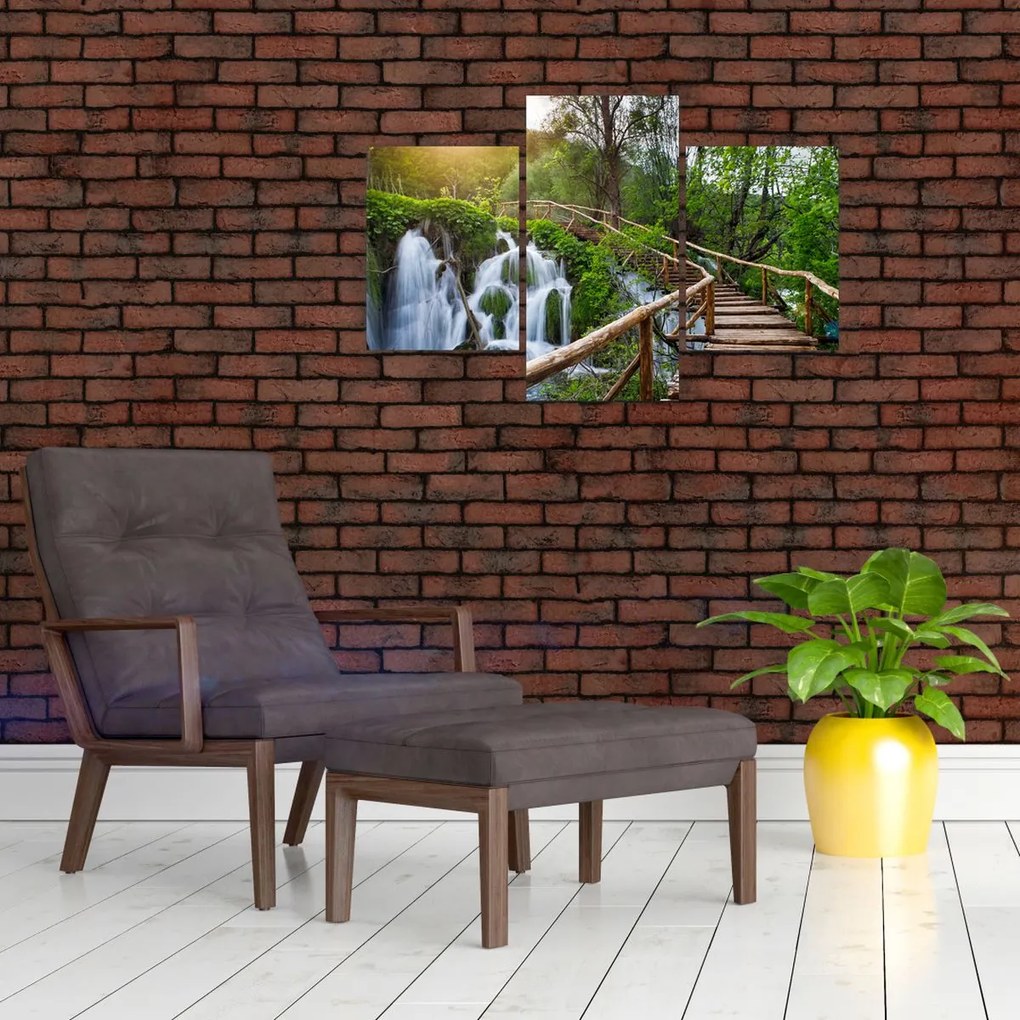 Tablou - Lacurile Plitvice (90x60 cm)