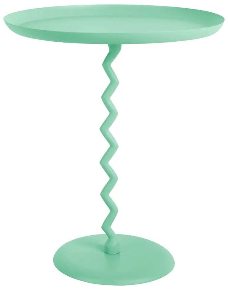 Măsuță auxiliară rotundă din metal ø 44 cm Zig Zag – Leitmotiv