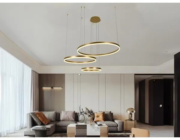 Lustră LED dimabilă pe cablu LED/125W/230V 3000-6500K + telecomandă