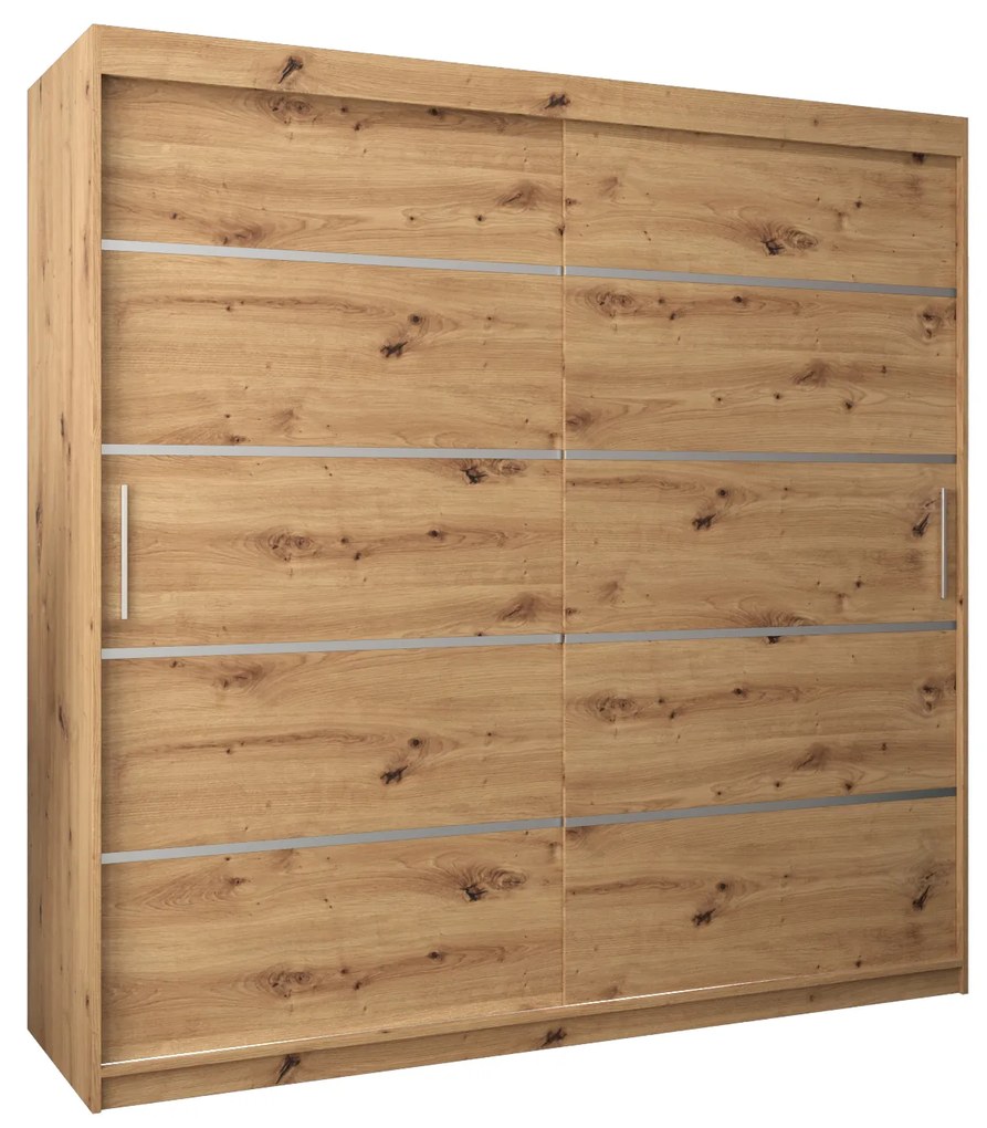 Dulap de haine 200 cm Verika 1 200 (stejar artisan). 1063728