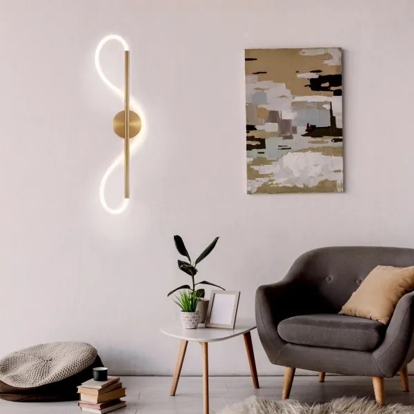 Aplica de perete LED EMMA LED/19W/230V aurie