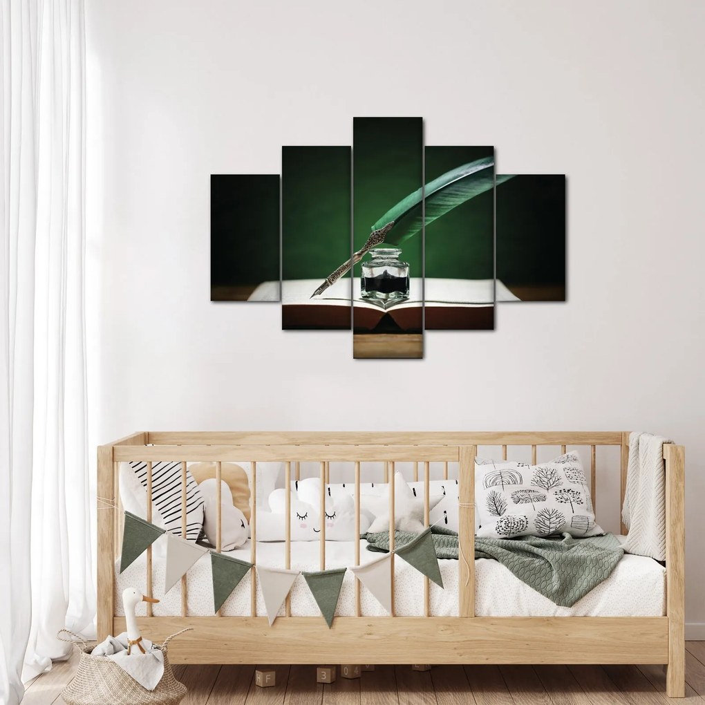 Tablou cu stilou sriind (150x105 cm)