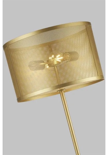 Searchlight EU2832-2GO - Lampadar FISHNET 2xE27/60W/230V auriu