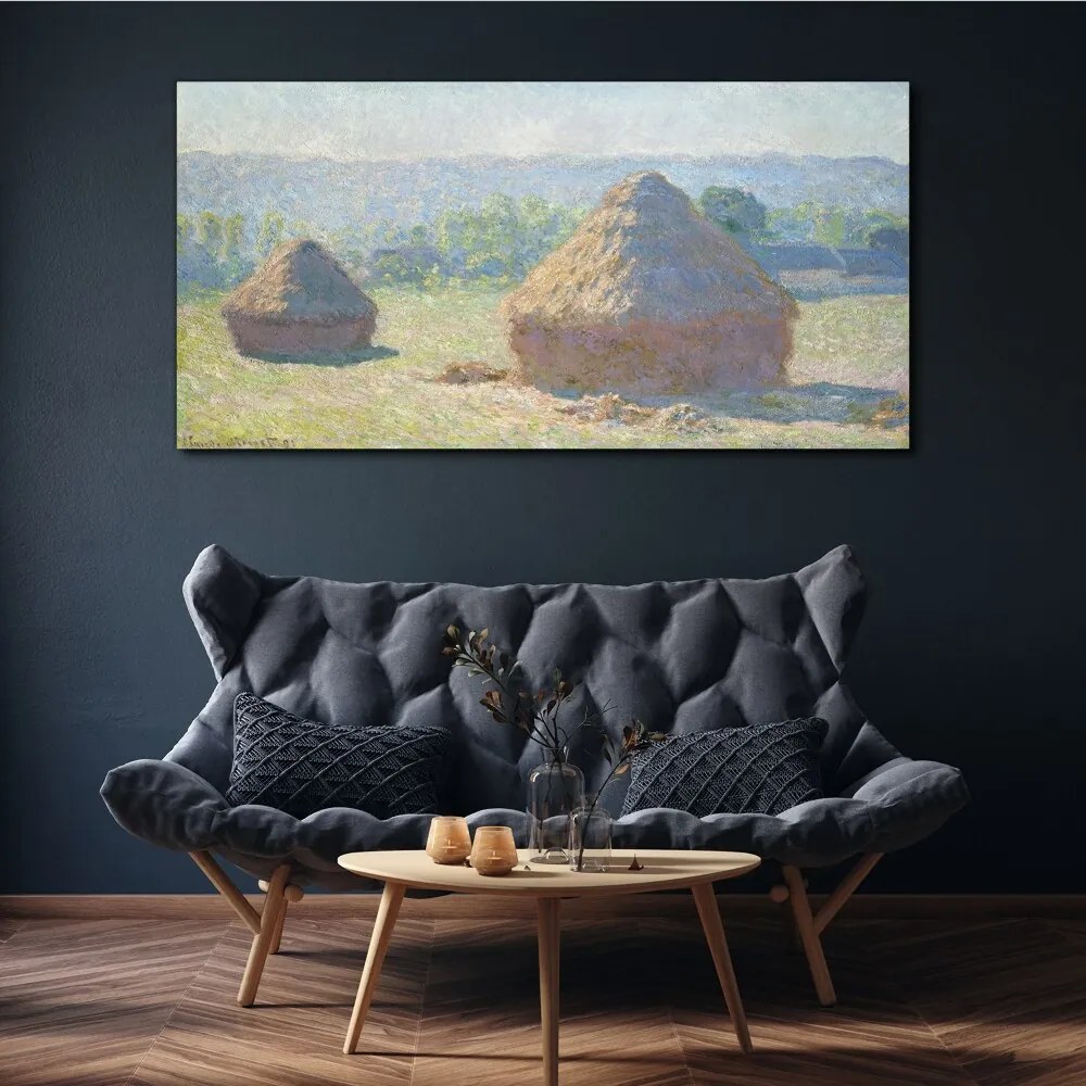 Tablou canvas Monede de fân de la sfârșitul verii