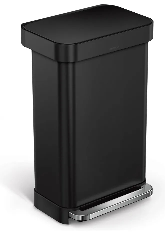 Coș de gunoi cu pedală din oțel 45 l – simplehuman